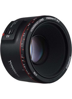 YONGNUO YONGNUO YN50MM f1.8 II Lens for Canon EF Mount, AF/MF 50mm f/1.8 Lens Large Aperture 0.35m Focus Distance Standard Prime Lens for Canon 5D IV 1DX I 200D II 850D 7D 6DII(YN50MM F1.8C II Black)  - Image 2