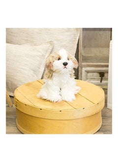 NIBEMINENT Small Maltipoo Dog Curly Light Brown 10 x 7 4inch  - Image 2