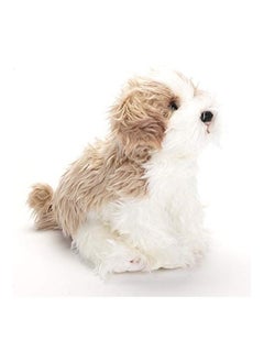 NIBEMINENT Small Maltipoo Dog Curly Light Brown 10 x 7 4inch  - Image 3