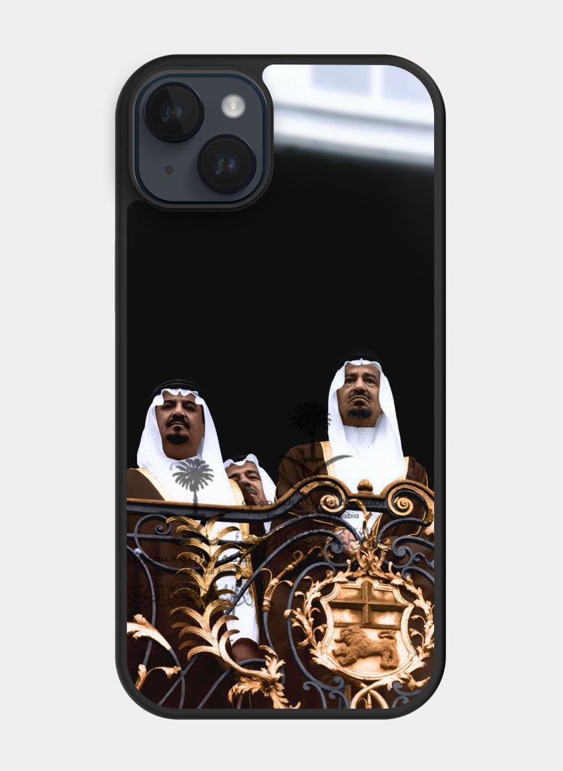 PXLAAT iPhone 14 Plus case cover King Khaled and Prince Sultan - Image 1
