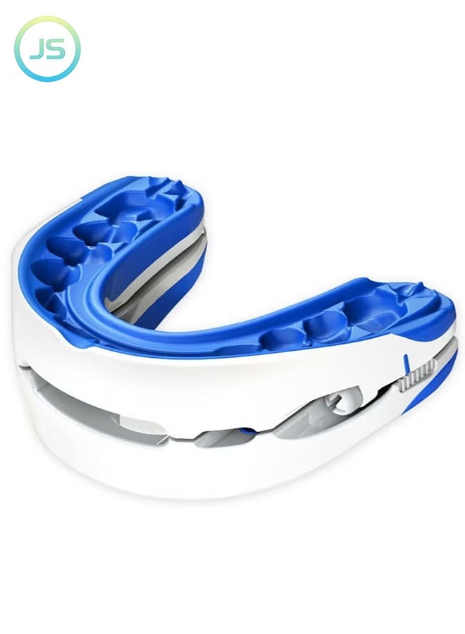 JS Anti Snoring Devices Mouthpiece, Stop Snoring Adjustable Snoring Mouth Guard, Improve Sleep Quality, Adjustable Mouth Type Silicone Anti Snoring Device, Anti Grinding Braces Snoring Device - Image 1