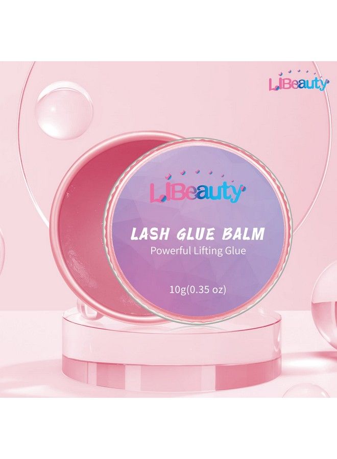 Libeauty Lash Lift Glue Balm Lash Lift Adhesive Strong Sticky Fruit Flavor Eyelash & Eyebrow Perm Glue Balm Brow Lamination Gel - Image 3