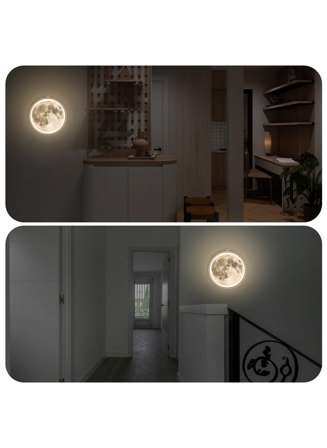 انيوين لافتات نيون من Anywin Moon لتزيين الحائط، لافتات نيون قابلة للتعتيم على شكل قمر، لافتات LED على شكل قمر، أضواء نيون فنية لغرفة المعيشة، غرفة النوم، غرفة الألعاب، ديكور الفندق، هدايا عيد ميلاد رائعة للأصدقاء، الشريك  - Image 3
