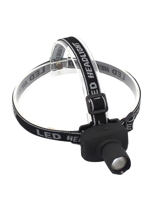 NIBEMINENT Waterproof LED Head Flashlight Black 2.5 x 7.4centimeter  - Image 1