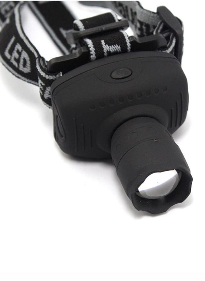NIBEMINENT Waterproof LED Head Flashlight Black 2.5 x 7.4centimeter  - Image 3