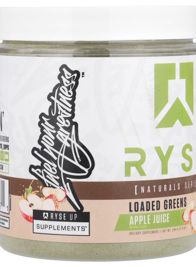 RYSE Natural Series Loaded Greens Apple Juice 10.4 oz (294 g) - Image 2