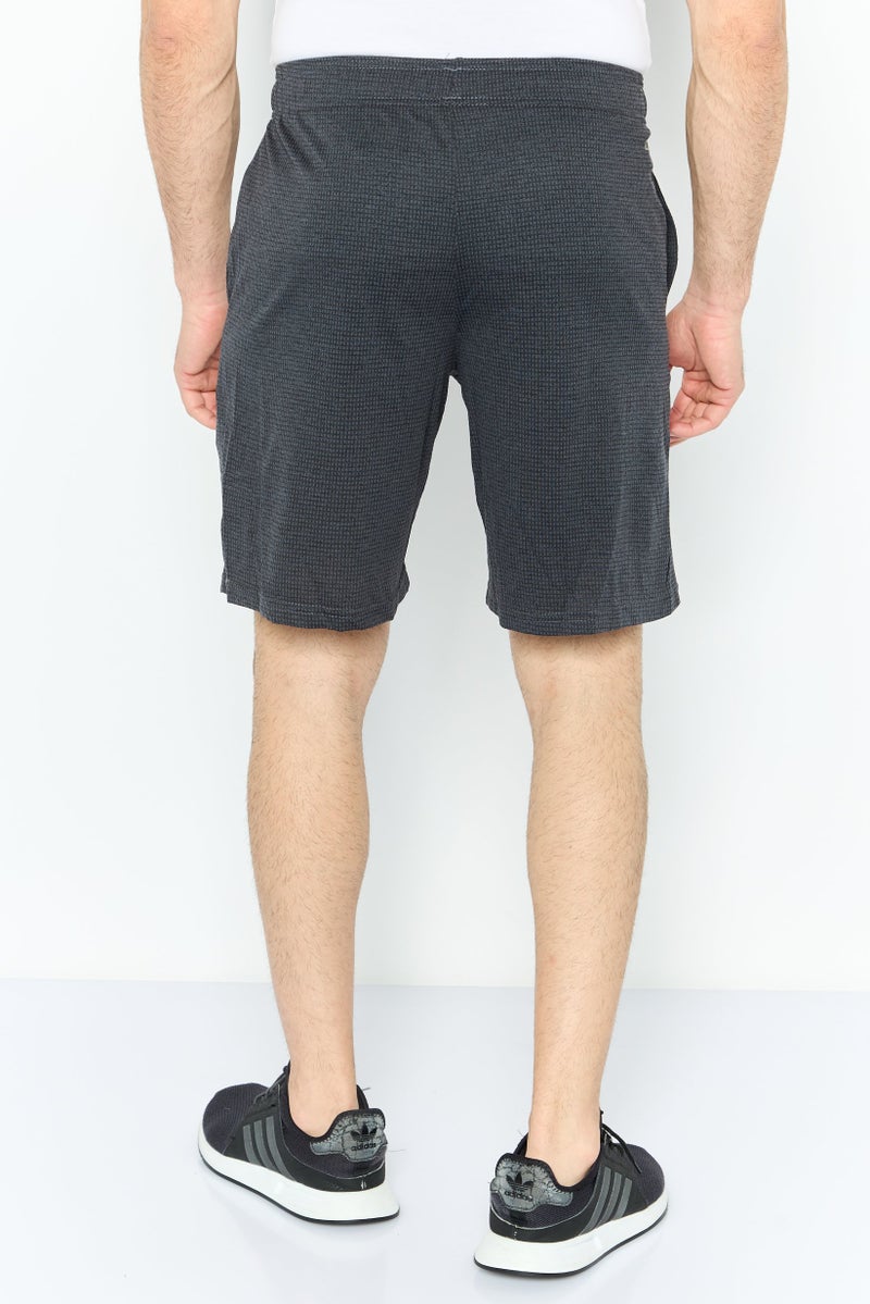 RBX Men 2 Pieces Sportswear Fit Training Shorts, Grey  - Image 4