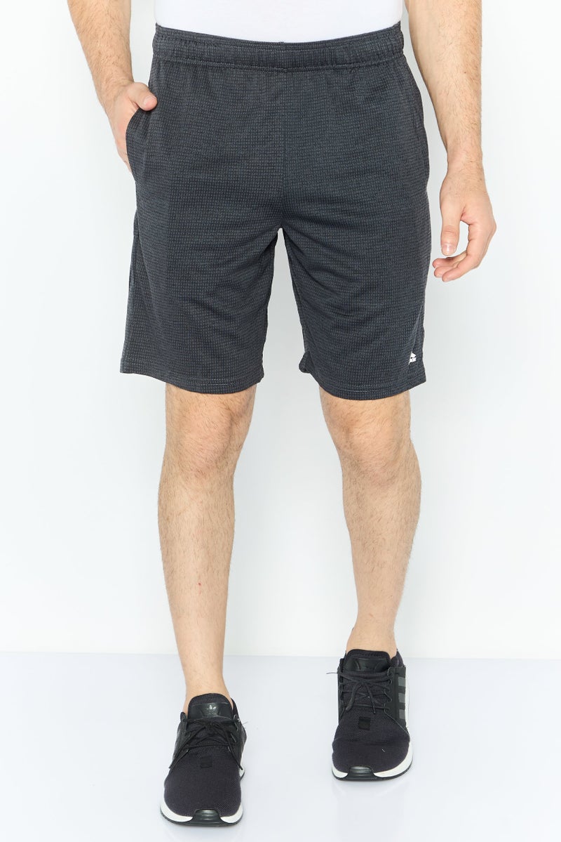RBX Men 2 Pieces Sportswear Fit Training Shorts, Grey  - Image 1