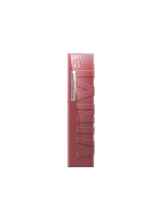 MAYBELLINE NEW YORK Super Stay Vinyl Ink Longwear Transfer Proof Gloss Lipstick, 40 WITTY  - Image 2