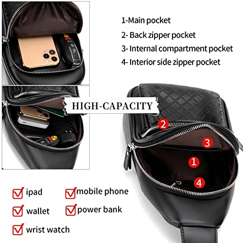 FSD.WG sling Backpack for Men Chest Bag Crossbody Shoulder Bags Travel Bag Purse for Men with Water Resistant - Image 4
