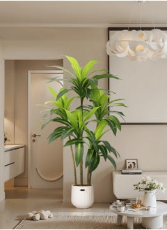 CIMIA Artificial Dracaena Tree.Five Sticks And 74 Leaves.Artificial Silk Tree for Home Office Living Room Decor Indoor.  - Image 4