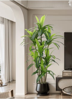 CIMIA Artificial Dracaena Tree.Five Sticks And 74 Leaves.Artificial Silk Tree for Home Office Living Room Decor Indoor.  - Image 1