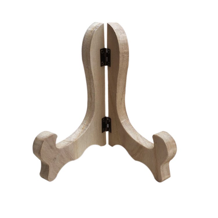Tea Cake Rack Tea Rack Wooden Small Decoration Tea Pu'Er Tea Shelf Display Rack Plate Tea Cake Bracket Bracket Table - Image 1