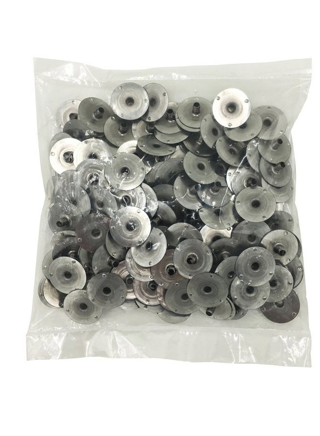 EricX Light 200pcs 20mm Metal Candle Wick Sustainer Tabs,for Candle Making,Candle DIY - Image 1