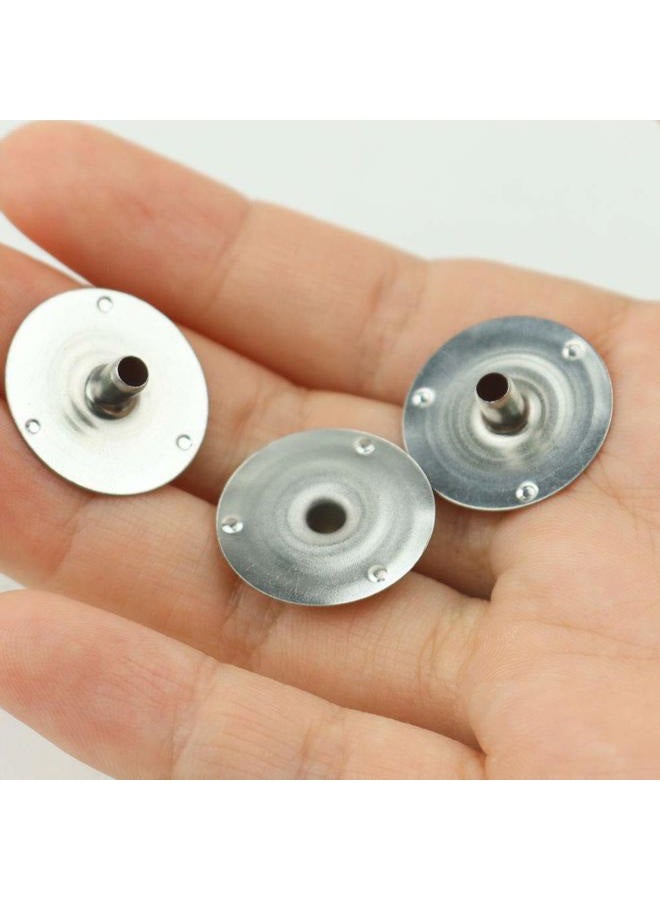 EricX Light 200pcs 20mm Metal Candle Wick Sustainer Tabs,for Candle Making,Candle DIY - Image 3