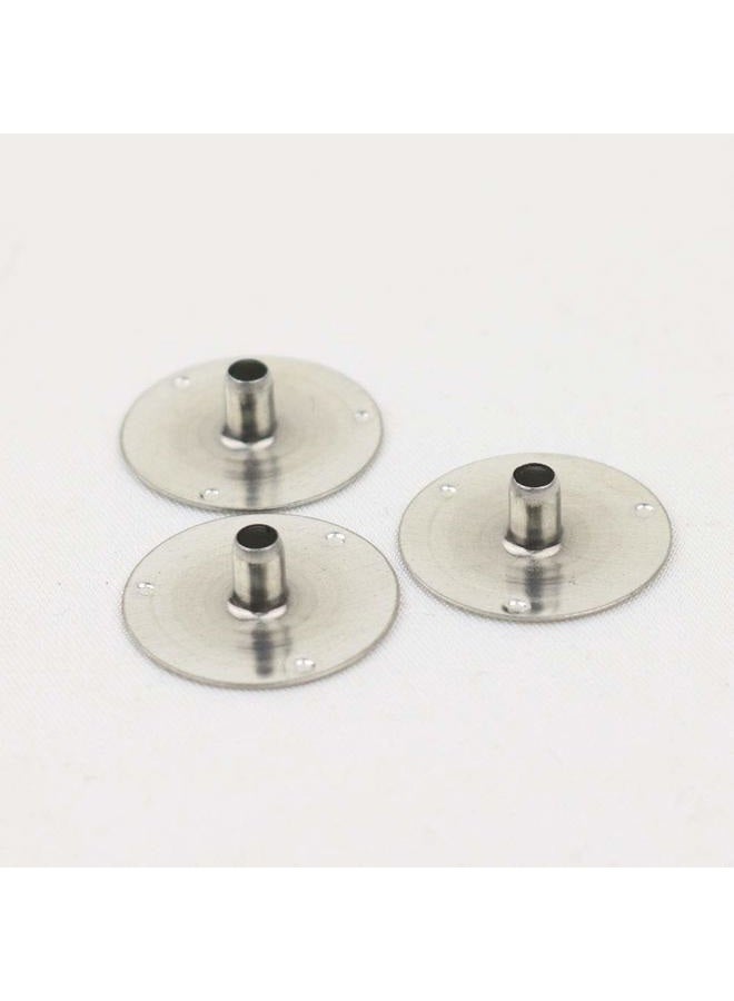 EricX Light 200pcs 20mm Metal Candle Wick Sustainer Tabs,for Candle Making,Candle DIY - Image 4