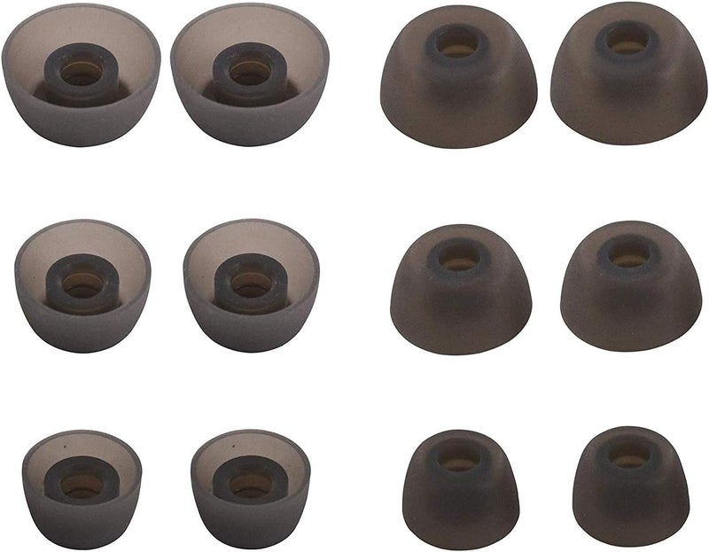 BLLQ 12 PCS Replacement Ear Tips Ear Gels Earbuds Eartips fit for Most TWS in-Ear Earphones,Compatible with Soundcore Liberty,truengine se, Echo Buds, etc. S/M/L 3 Size 6 Pairs, TWS Ear tip - Image 1
