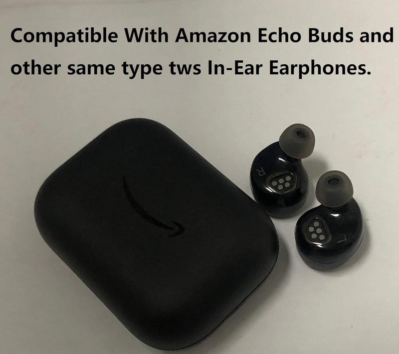 BLLQ 12 PCS Replacement Ear Tips Ear Gels Earbuds Eartips fit for Most TWS in-Ear Earphones,Compatible with Soundcore Liberty,truengine se, Echo Buds, etc. S/M/L 3 Size 6 Pairs, TWS Ear tip - Image 4