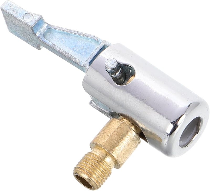 Locking Tire Inflator Nozzle Adapter Clip for Portable Air Pumps Vehicles Inflatables - Image 1