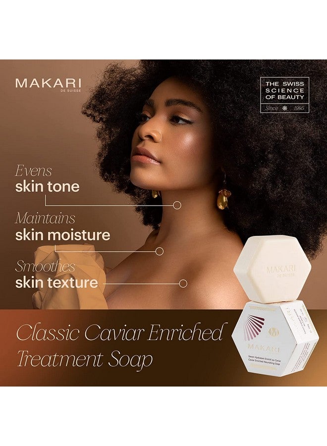 Makari Classic Caviar Enriched Treatment Soap 7.0 Oz - Moisturizing & Brightening Bar Soap For Face & Body - Anti-Aging Cleanser Combats Dryness, Dullness, Wrinkles & Blemishes - Image 2