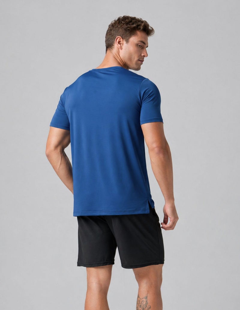 Liberty Pro 5 Pack Mens V-Neck Dry Fit Active T-Shirts, Athletic Short Sleeve Workout Tops Gym Casual Tees (Available in Big & Tall Sizes) (Set 10, Medium) - Image 4