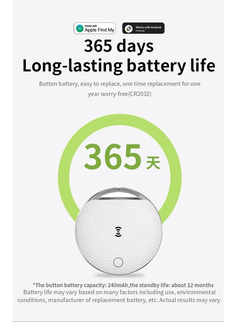 Airmez AirTags  Smart Tracker Work with Apple Find My (iOS)& Find Hub for Android Smart Tag Item Finders for Key, Luggage, Backpack - Image 3