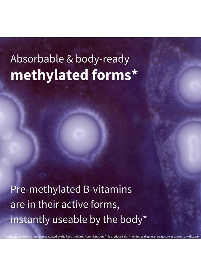 Super B-Complex – Methylated Sustained Release Clean Label B Complex with Methylfolate, Boosted B12 Methylcobalamin, Vegan, Lab Verified, 180 Small Tablets by Igennus