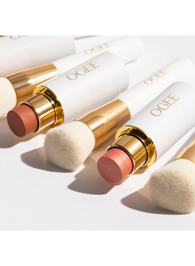 أوجي فرشاة بلندر فرشاة مكياج ذات جودة احترافية، فرشاة كريم أساس فائقة النعومة مع شعيرات نباتية لتطبيق مكياج خالٍ من العيوب - Image 4