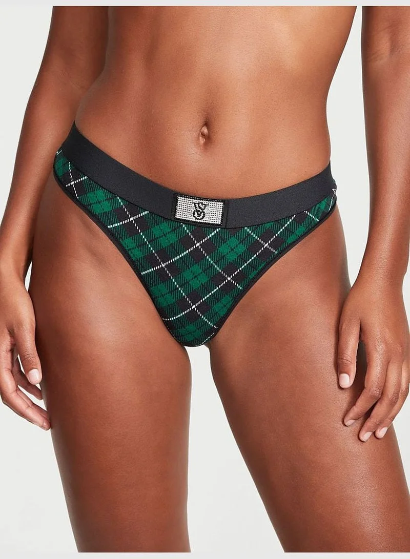 Victoria's Secret Shine Patch Thong Panty