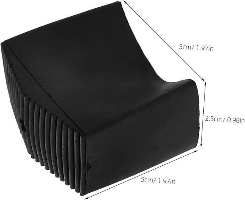 Anti Slip Rubber Ladder Feet Covers 4 Pcs Floor Protection Noise Reduction Pads - Image 3