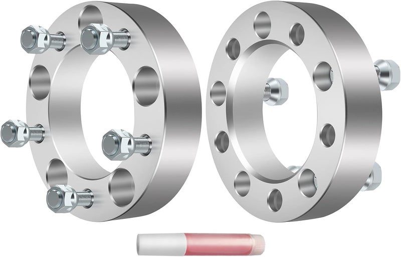 ECCPP 2pcs 5 Lug Wheel Spacers 1.5 Inch 5x5.5 to 5x5.5 for F100, F150, E100, CJ5, CJ6, CJ7, Ram 1500 - Image 1