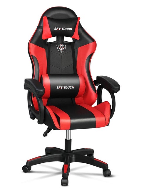 Gaming Chair Adjustable Computer Chair Pc Office Pu Leather High Back, Reclining function, Height adjustible, Ergonomic design Neck and Lumbar Support, Comfortable Armrest Headrest