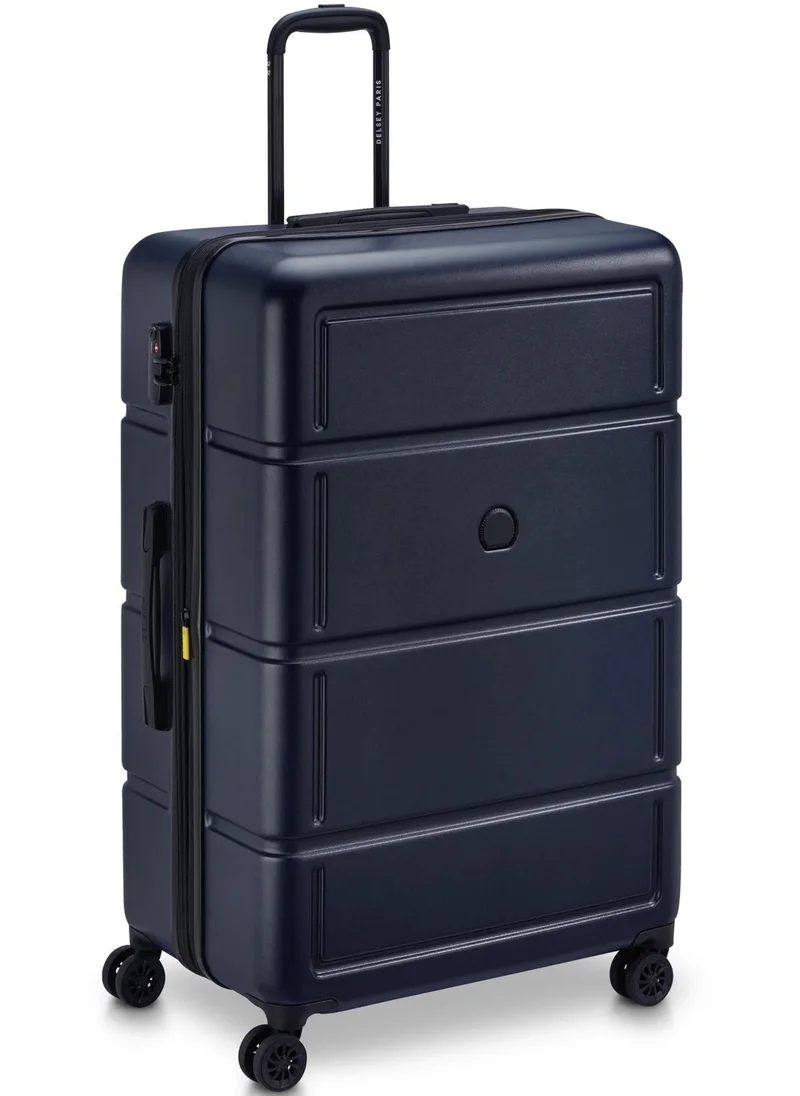 ديلسي _باريس حقيبة سفر كبيرة بعجلات مزدوجة قابلة للتوسيع  سم - كحلي