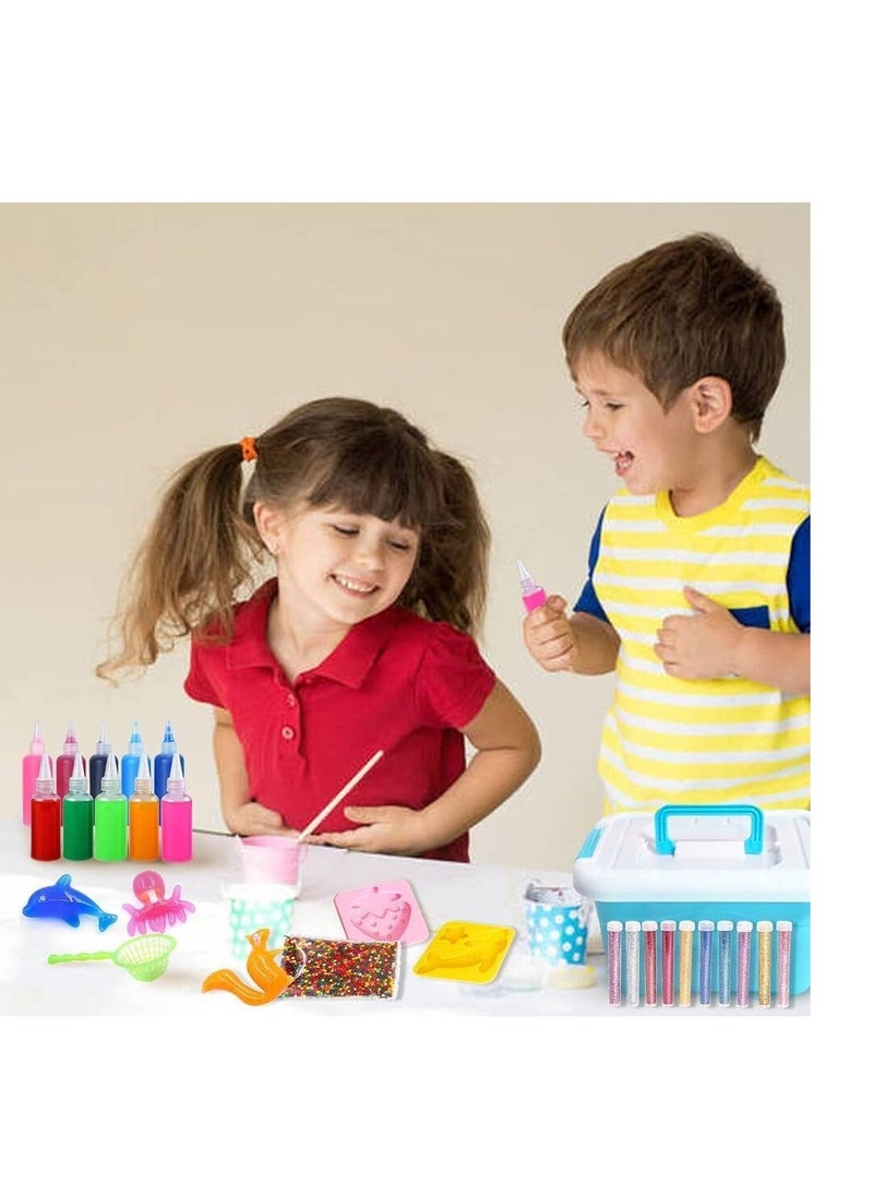 Kids Activities New Magic Water Toys Set Magic Water 3D Water Gel Glass Plastic with Molds Educational Water Toy for Kids DIY Sea Life Toys  - Image 4