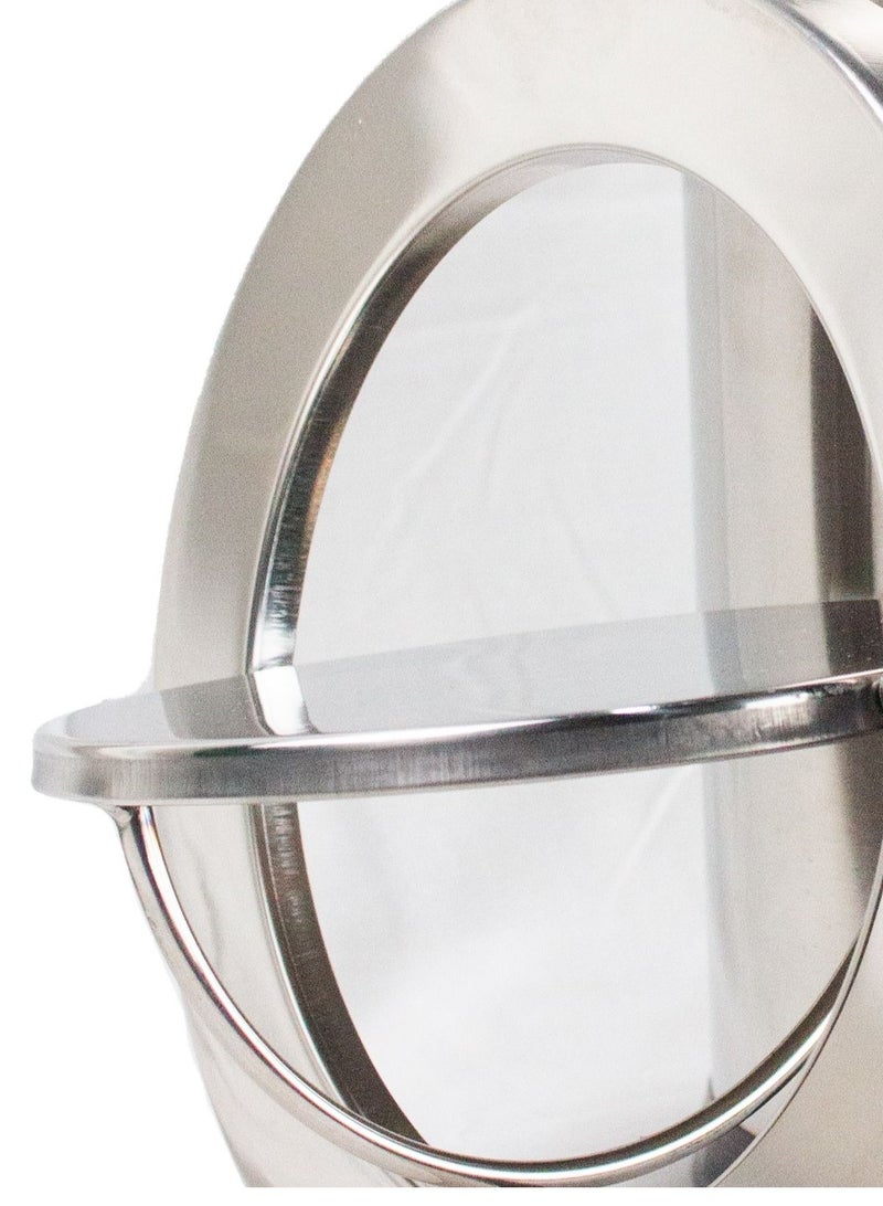stainless steel trash bins - basket - dust bins - swing lids 8 litre - Image 2