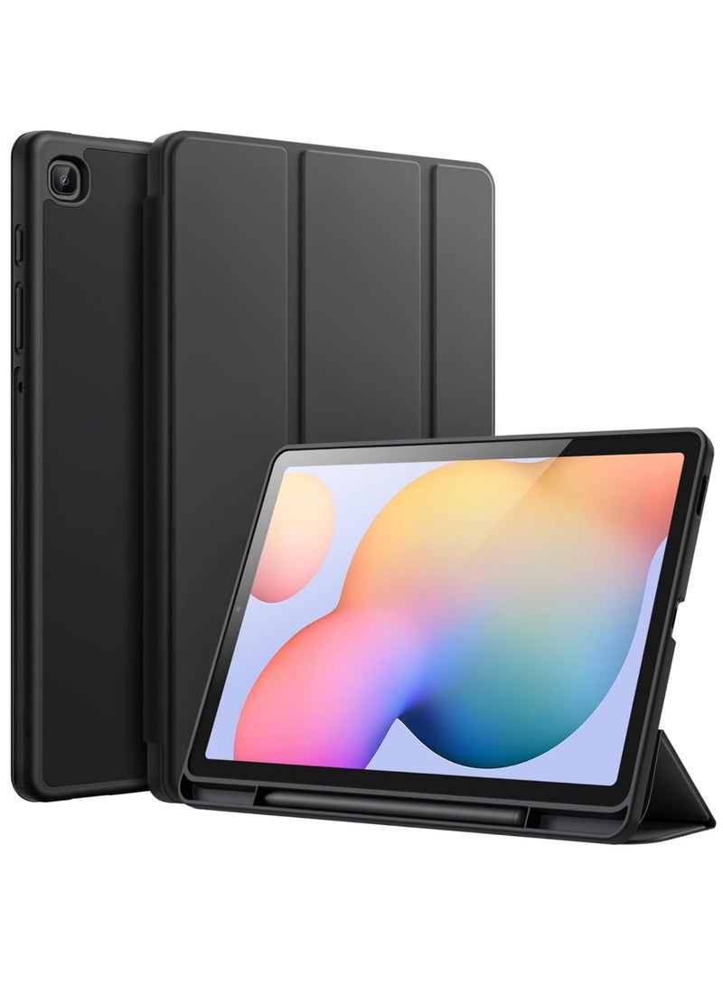 Rock Pow Case for Samsung Galaxy Tab S6 Lite 10.4-Inch 2024/2022/2020 with S Pen Holder Slim Tablet Cover with Soft TPU Back Auto Wake/Sleep - Image 1