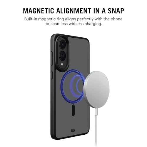 DailyObjects Polycarbonate Nimbus 2.0 Magnetic Protective Cover Compatible with Samsung Galaxy S25 Edge |Body Protection | Scratch Resistant|Precise Cutouts & Modern Design|Wireless Charging - Black - Image 3