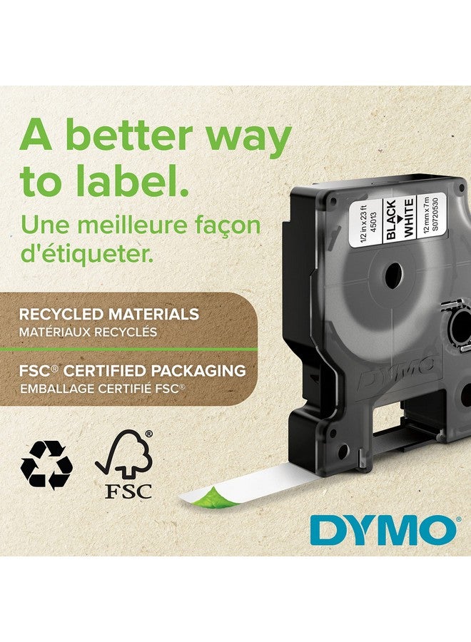 DYMO Authentic D1 Labels, Black Print on White Tape, 24mm x 7m, Self-Adhesive Labels for LabelManager & MobileLabeler Label Printers - Image 3