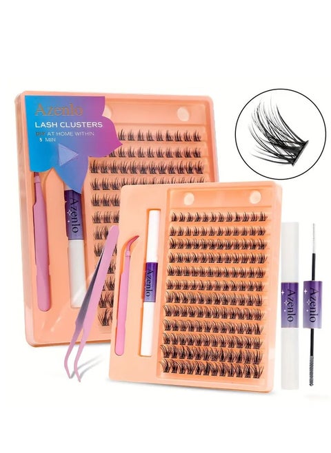 10 rows of long-lasting raised false eyelashes with mixed cat eye designs, soft and natural, no eye irritation mex,