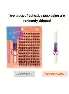 Generic 10 rows of long-lasting raised false eyelashes with mixed cat eye designs, soft and natural, no eye irritation mex,  - Image 2