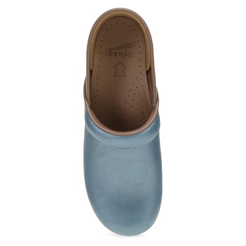 Dansko Professional Slip-On Clogs for Women - Rocker Sole and Arch Support for Comfort - Ideal for Long Standing Professionals - Healthcare Professionals Blue Metallic 8.5-9 M US - Image 3