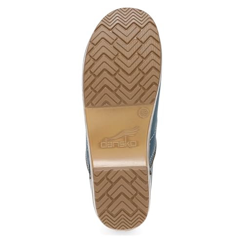 Dansko Professional Slip-On Clogs for Women - Rocker Sole and Arch Support for Comfort - Ideal for Long Standing Professionals - Healthcare Professionals Blue Metallic 8.5-9 M US - Image 4