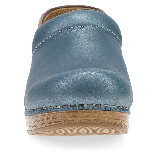 Dansko Professional Slip-On Clogs for Women - Rocker Sole and Arch Support for Comfort - Ideal for Long Standing Professionals - Healthcare Professionals Blue Metallic 8.5-9 M US - Image 5