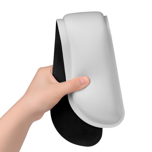 Dapesuom Enlarge Keyboard Wrist Rest, Cute Memory Foam Keyboard Wrist Cushion for Computer Desk Mats Support, Typing Pain Relief Ergonomic Mouse Pad Rests with Non-Slip Base for Gaming, Laptop, Gray - Image 3