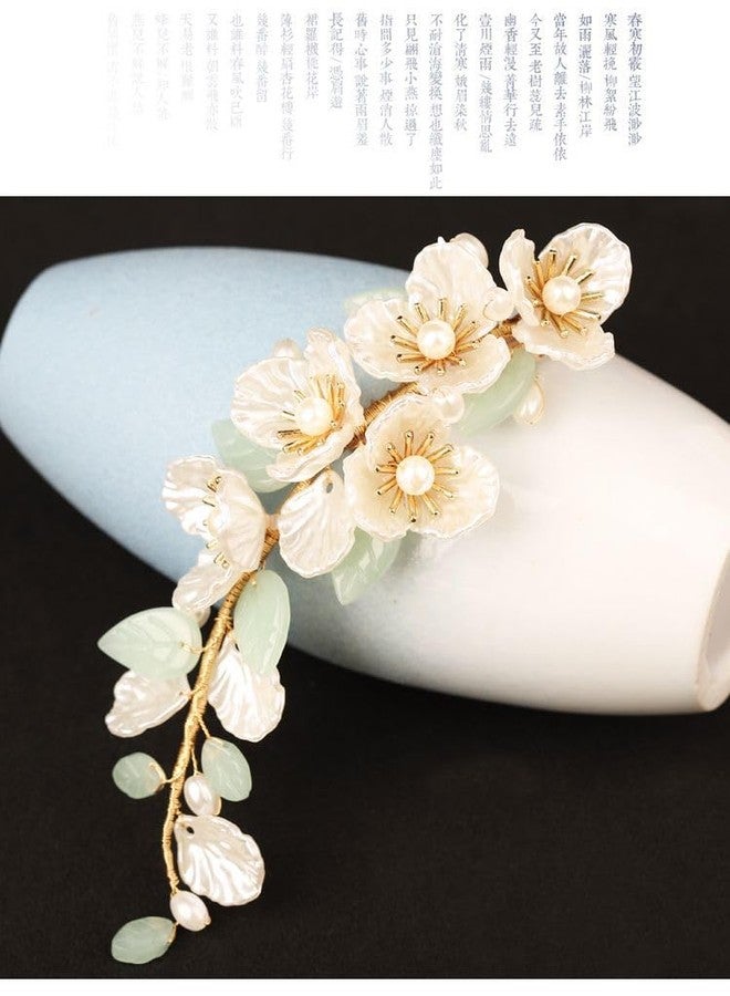 QUILBOOL Bridal Hair Pins Fashion Retro Elegant Ladies Pearl Rhinestone Hair Accessories for Wedding Bridal Jewelry Bridal Hair Accessories Headpiece Wedding Accessories (1PCS) - Image 1