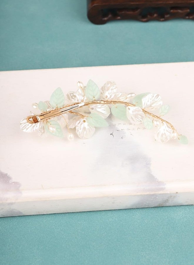 QUILBOOL Bridal Hair Pins Fashion Retro Elegant Ladies Pearl Rhinestone Hair Accessories for Wedding Bridal Jewelry Bridal Hair Accessories Headpiece Wedding Accessories (1PCS) - Image 3