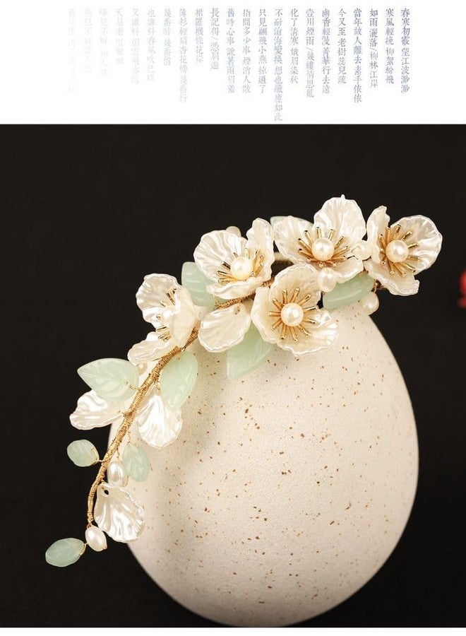 QUILBOOL Bridal Hair Pins Fashion Retro Elegant Ladies Pearl Rhinestone Hair Accessories for Wedding Bridal Jewelry Bridal Hair Accessories Headpiece Wedding Accessories (1PCS) - Image 2