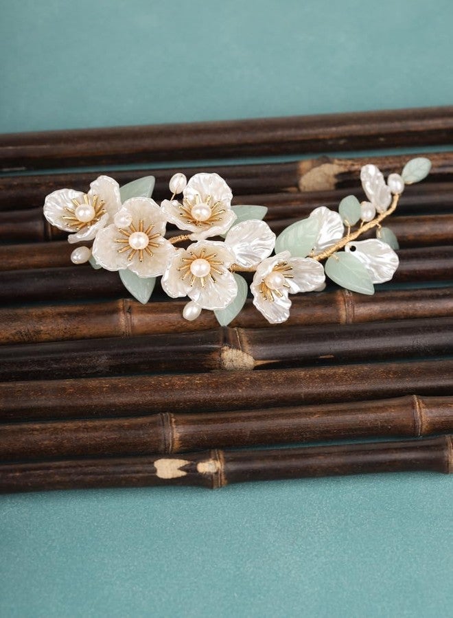 QUILBOOL Bridal Hair Pins Fashion Retro Elegant Ladies Pearl Rhinestone Hair Accessories for Wedding Bridal Jewelry Bridal Hair Accessories Headpiece Wedding Accessories (1PCS) - Image 5