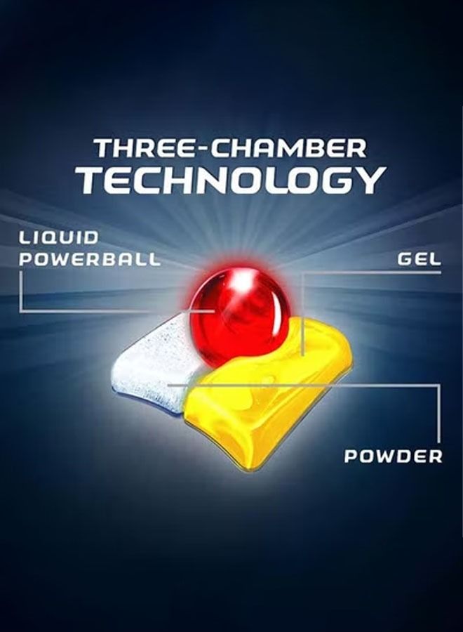 Finish Quantum Ultimate Dishwasher Detergent Cleaner, Lemon Sparkle, 16 Tabs, Pack of 2 - Image 2