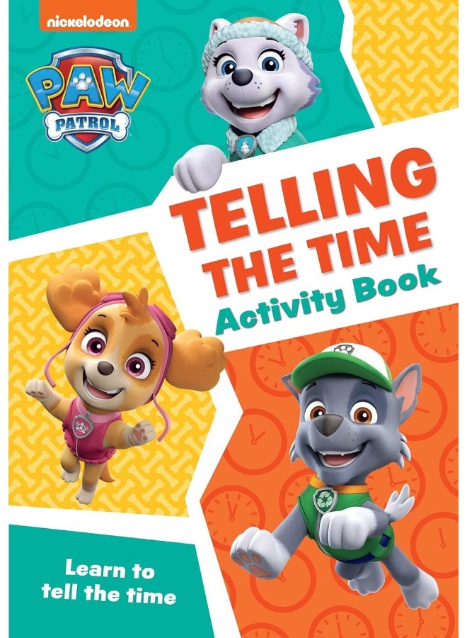 Paw Patrol Telling The Time Activity Book  - Image 1